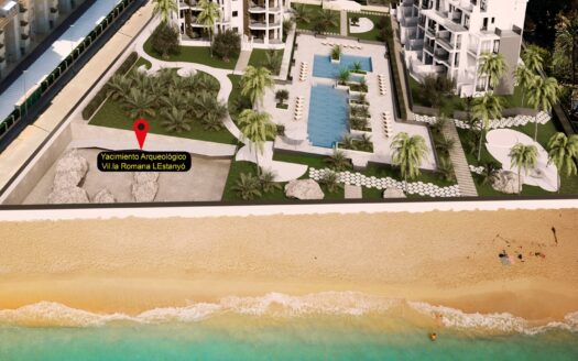 Penthouse on first line on the beach in Denia