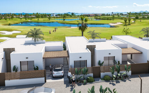 Frontline golf villas in La Serena Golf, Los Alcazares