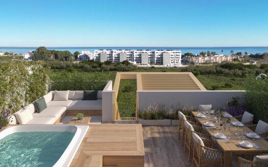 Penthouse with solarium at 350m from the beach in Denia-El Verger