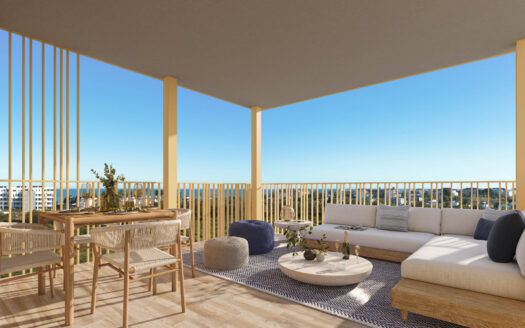 Penthouse with solarium at 350m from the beach in Denia-El Verger