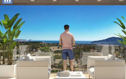 Townhouse with sea views in La Nucía