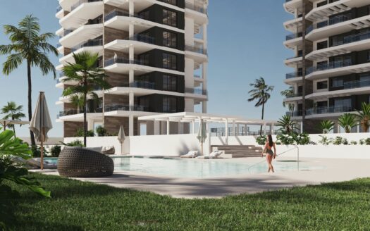 Modern apartments only 200m from the beach in Calpe