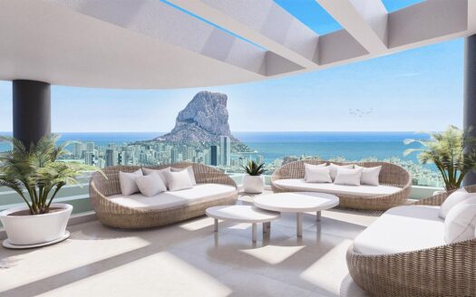 Modern 3 bedrooms apartments with seaviews in Calpe