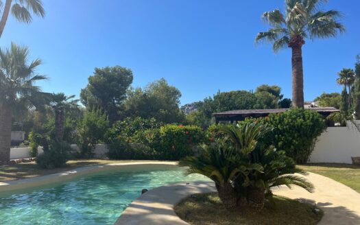 Luxury key ready Ibiza-style villa with seaview in Benissa-Moraira