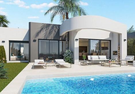 Modern frontline golf villas at La Serena Golf – Los Alcazares