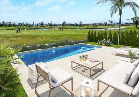 Modern frontline golf villas at La Serena Golf – Los Alcazares
