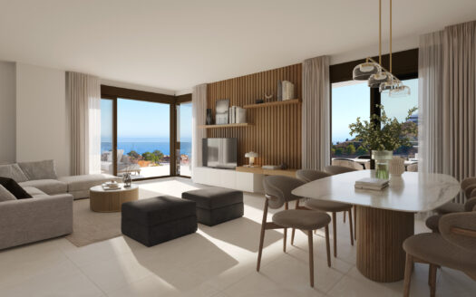Luxury apartments with sea views in Malaga