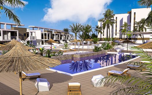 Modern bungalows 600m from the beach in Mil Palmeras