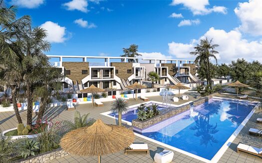 Modern bungalows 600m from the beach in Mil Palmeras