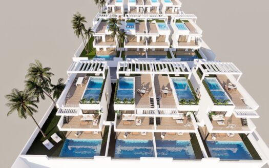 Modern Penthouses with private pool in Finestrat